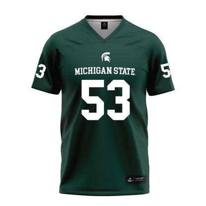 Michigan State - NCAA Football : Brandon Baldwin - Green Football Jersey