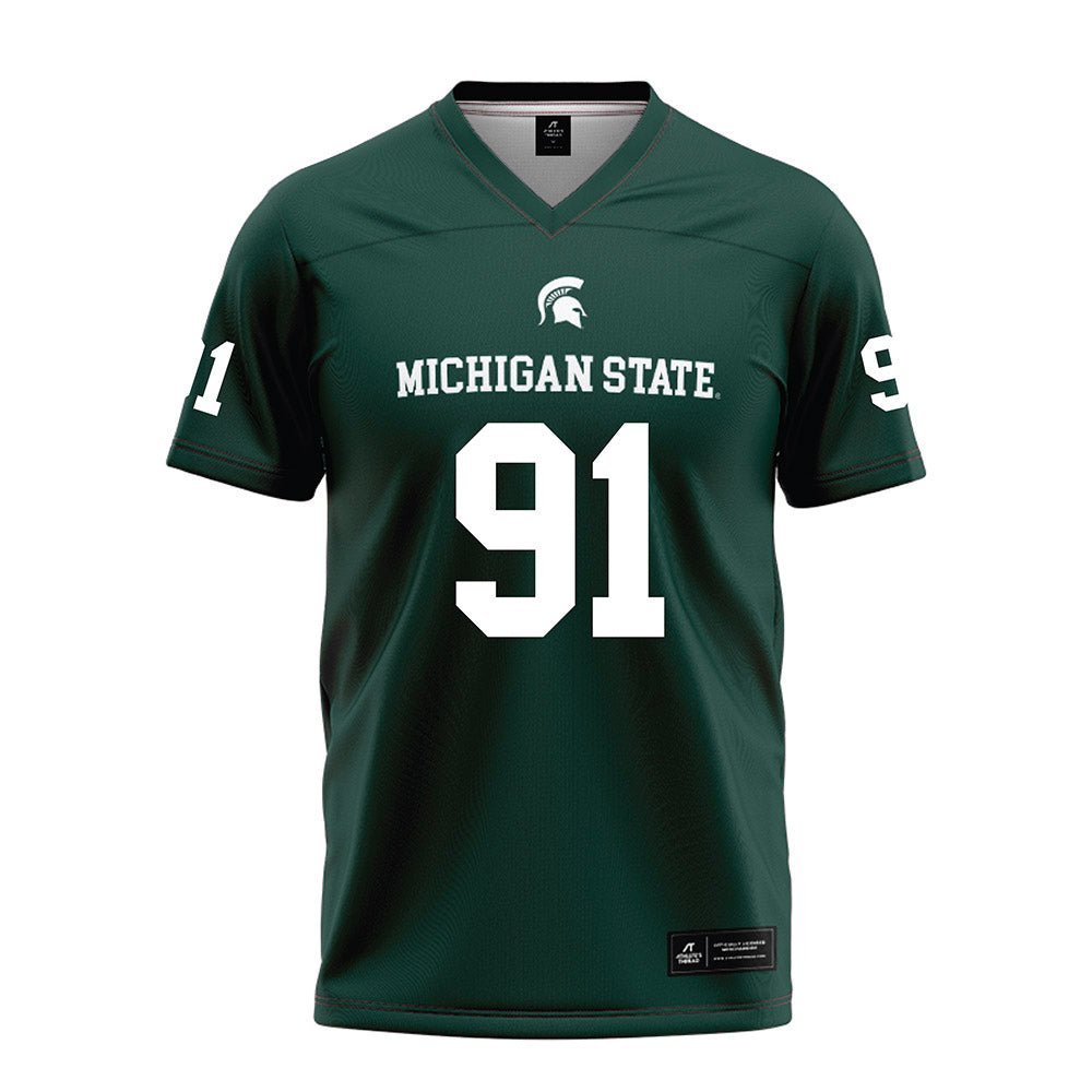 Michigan State - NCAA Football : Alex Vansumeren - Green Football Jersey