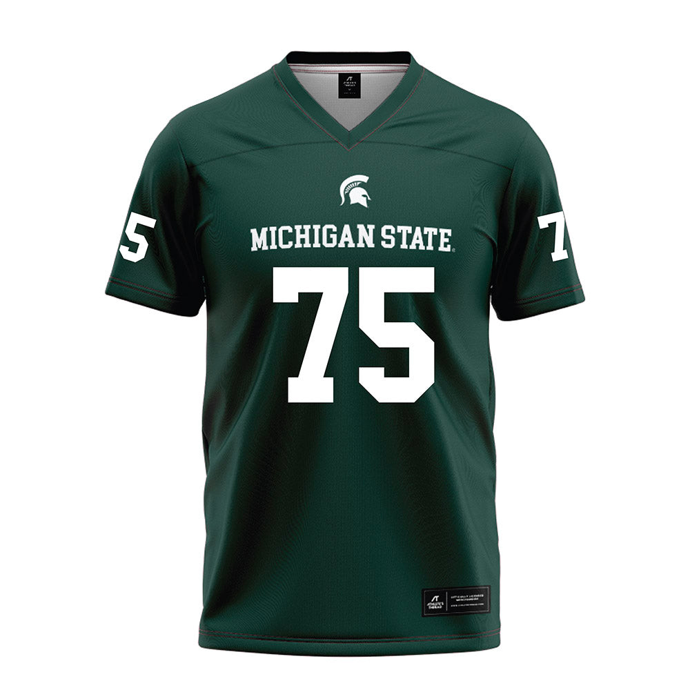 Michigan State - NCAA Football : Ben Nelson - Green Football Jersey