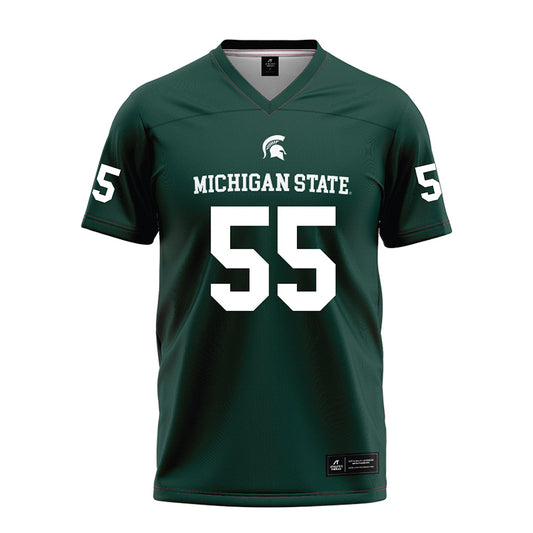 Michigan State - NCAA Football : Rakeem Johnson - Green Football Jersey-0