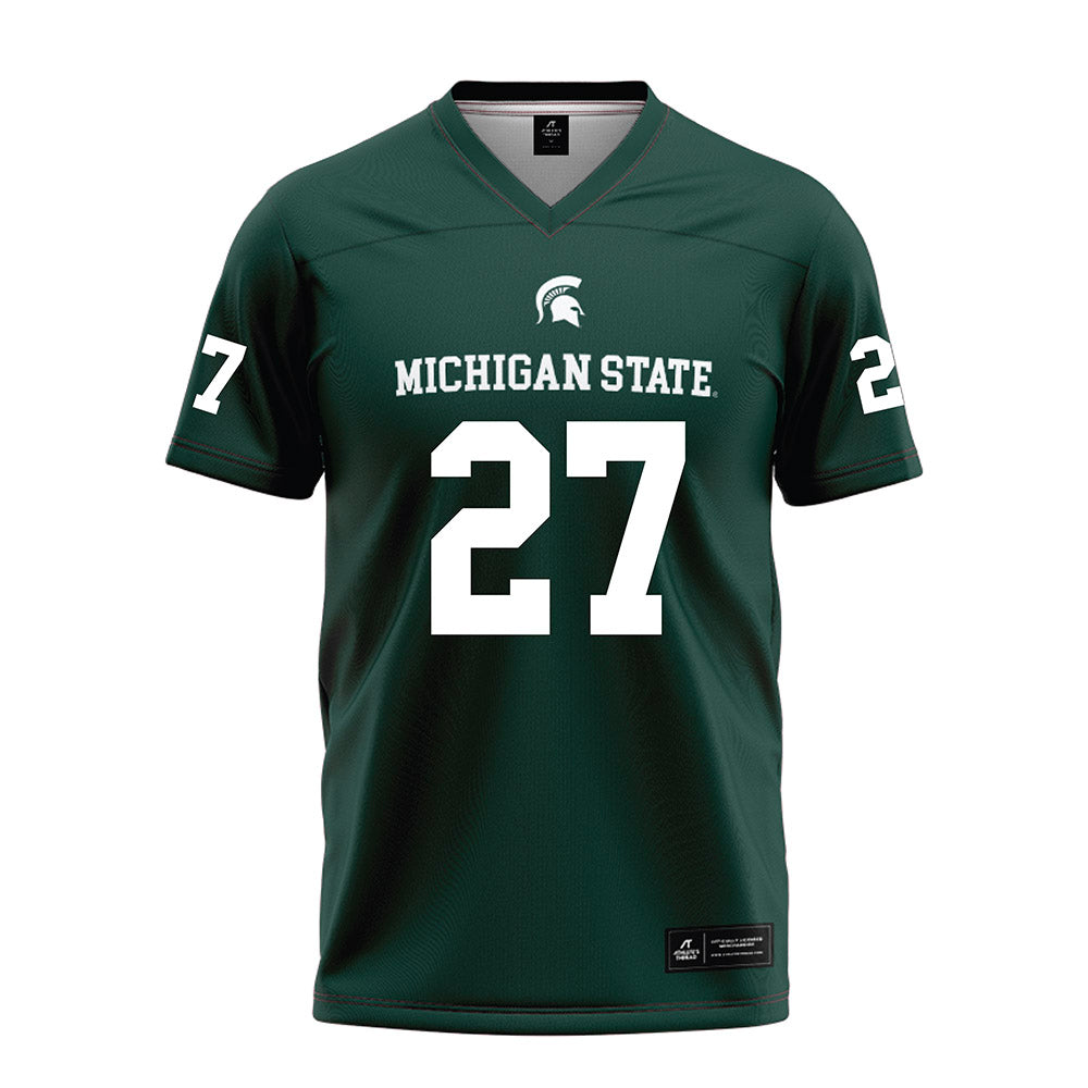 Michigan State - NCAA Football : Makhi Frazier - Green Football Jersey