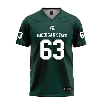 Michigan State - NCAA Football : Payton Stewart - Green Football Jersey