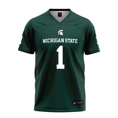 Michigan State - NCAA Football : Omari Kelly - Green Football Jersey-0