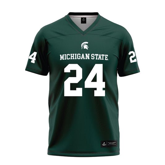 Michigan State - NCAA Football : Anthony Pinnace - Green Football Jersey-0