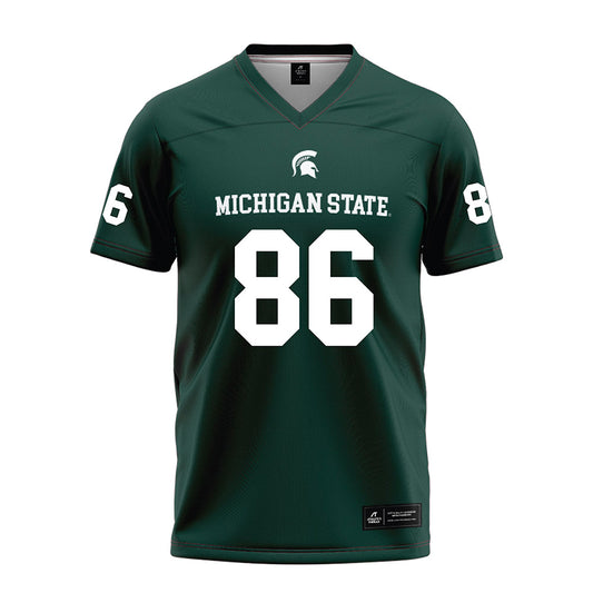 Michigan State - NCAA Football : Blake Sislo - Green Football Jersey-0