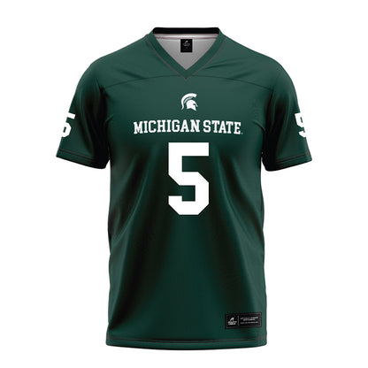 Michigan State - NCAA Football : Nathan Carter - Green Football Jersey