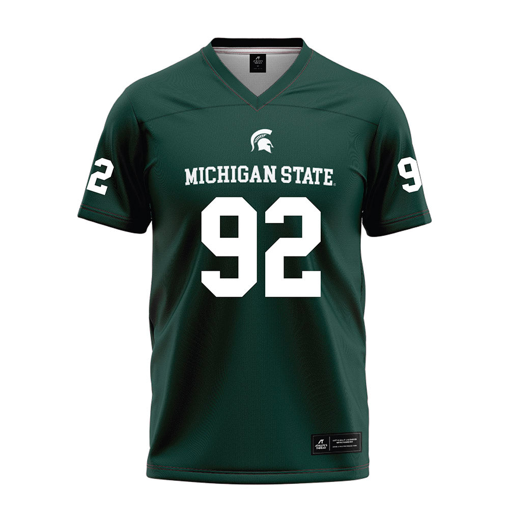 Michigan State - NCAA Football : Kekai Burnett - Green Football Jersey