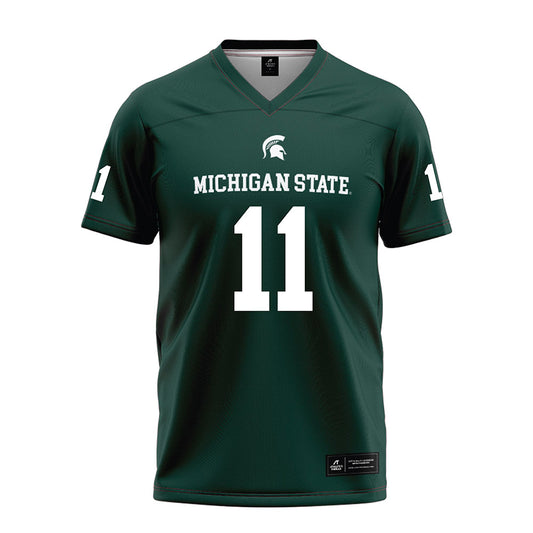Michigan State - NCAA Football : Alessio Milivojevic - Green Football Jersey-0