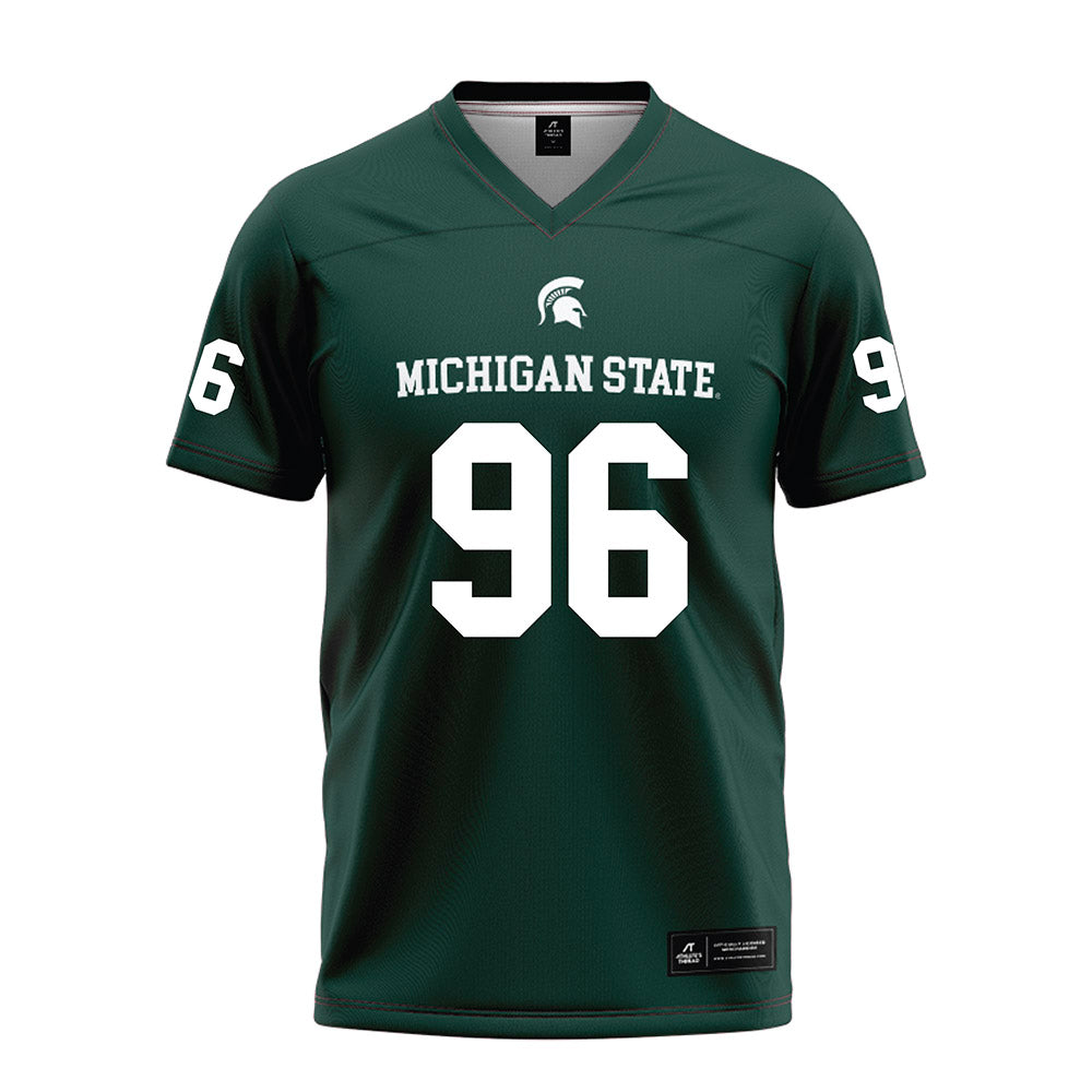 Michigan State - NCAA Football : Ryan Eckley - Green Football Jersey
