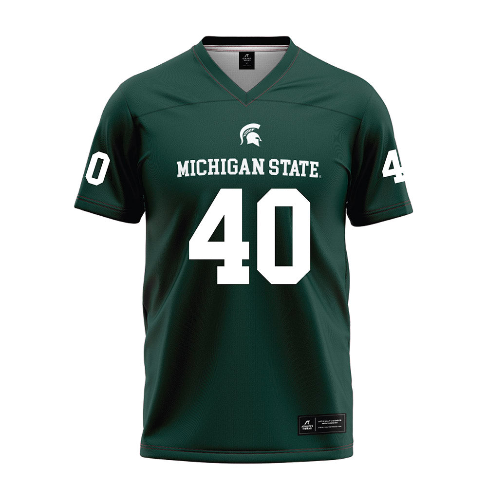 Michigan State - NCAA Football : DeJae White - Green Football Jersey-0