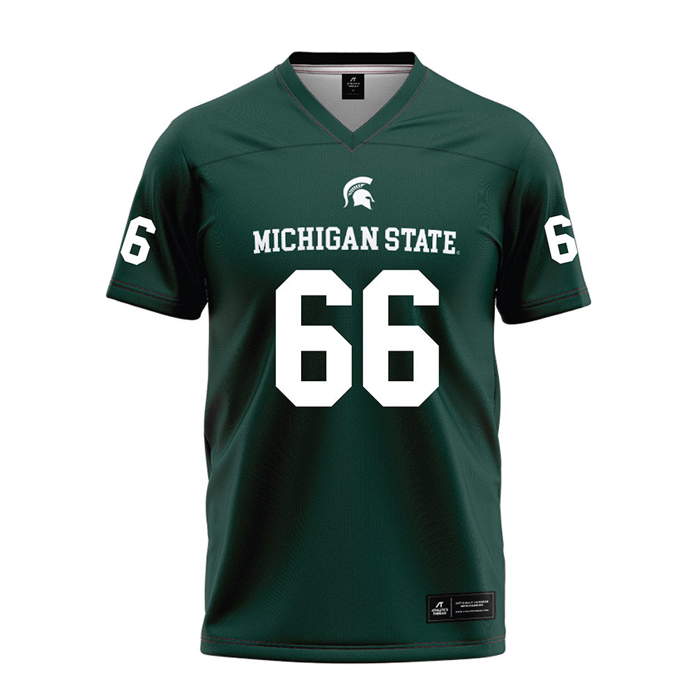 Michigan State - NCAA Football : Ashton Lepo - Green Football Jersey