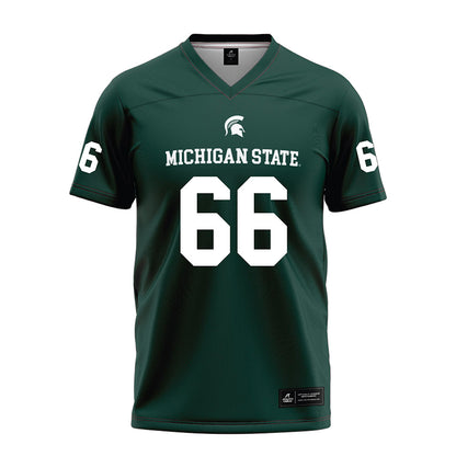 Michigan State - NCAA Football : Ashton Lepo - Green Football Jersey