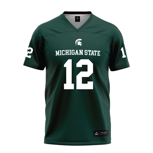 Michigan State - NCAA Football : Justin Denson Jr - Green Football Jersey-0