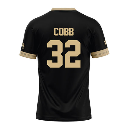 Wake Forest - NCAA Football : Will Cobb - Black Football Jersey