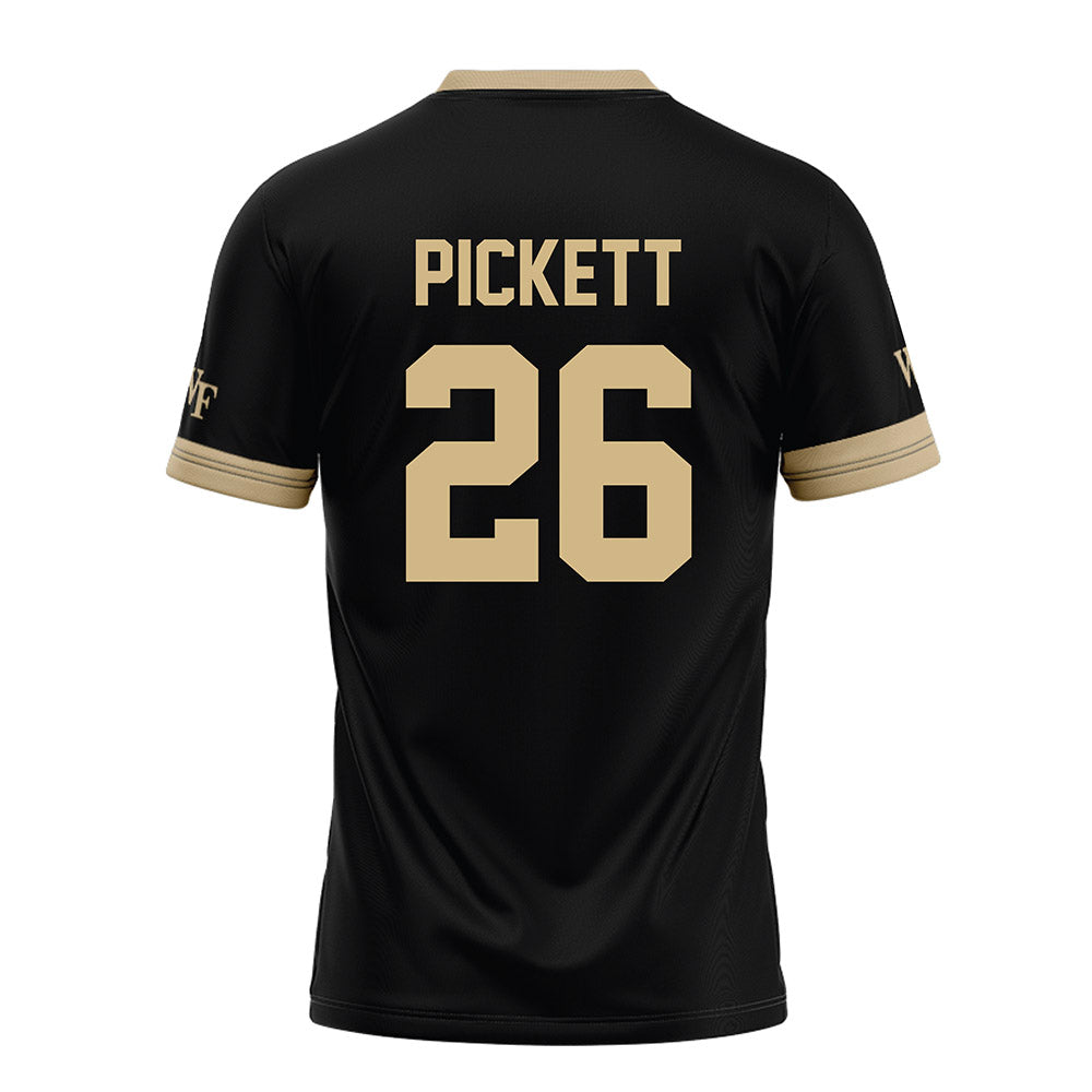 Wake Forest - NCAA Football : Drew Pickett - Black Football Jersey