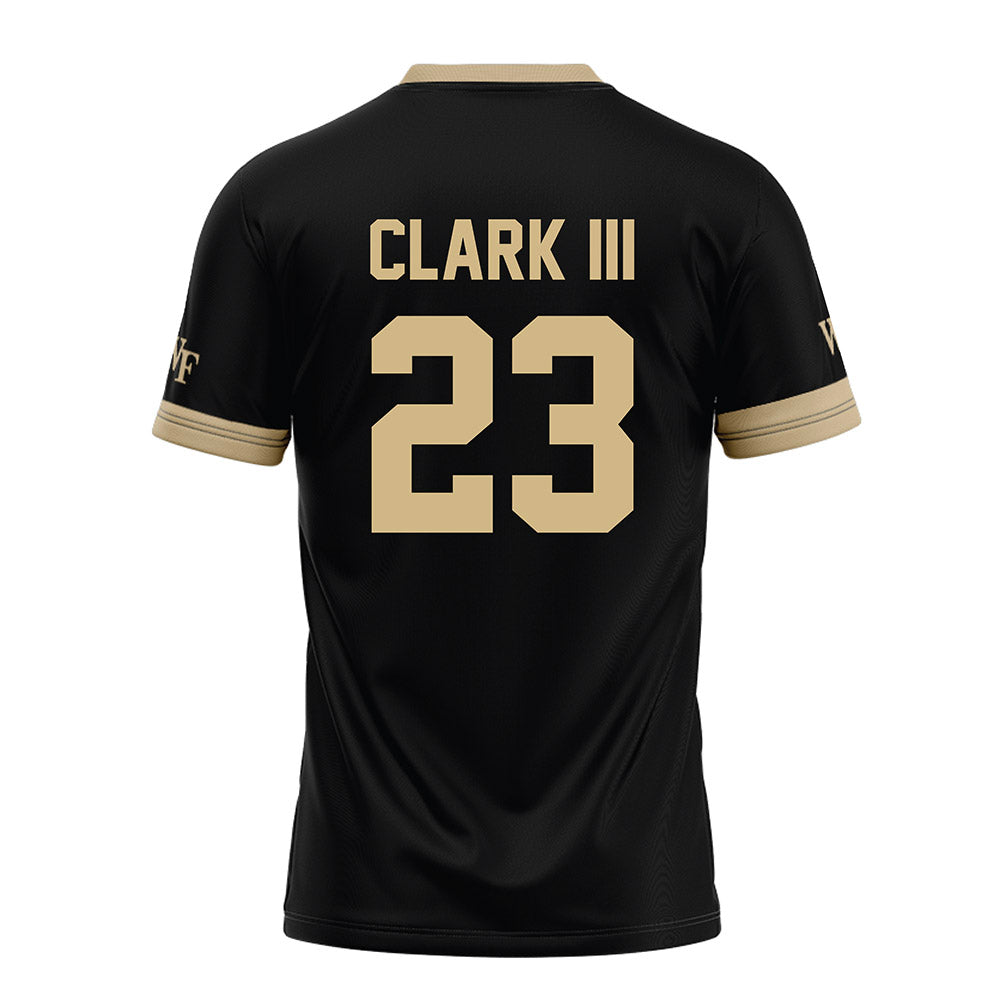 Wake Forest - NCAA Football : Ty Clark III - Black Football Jersey