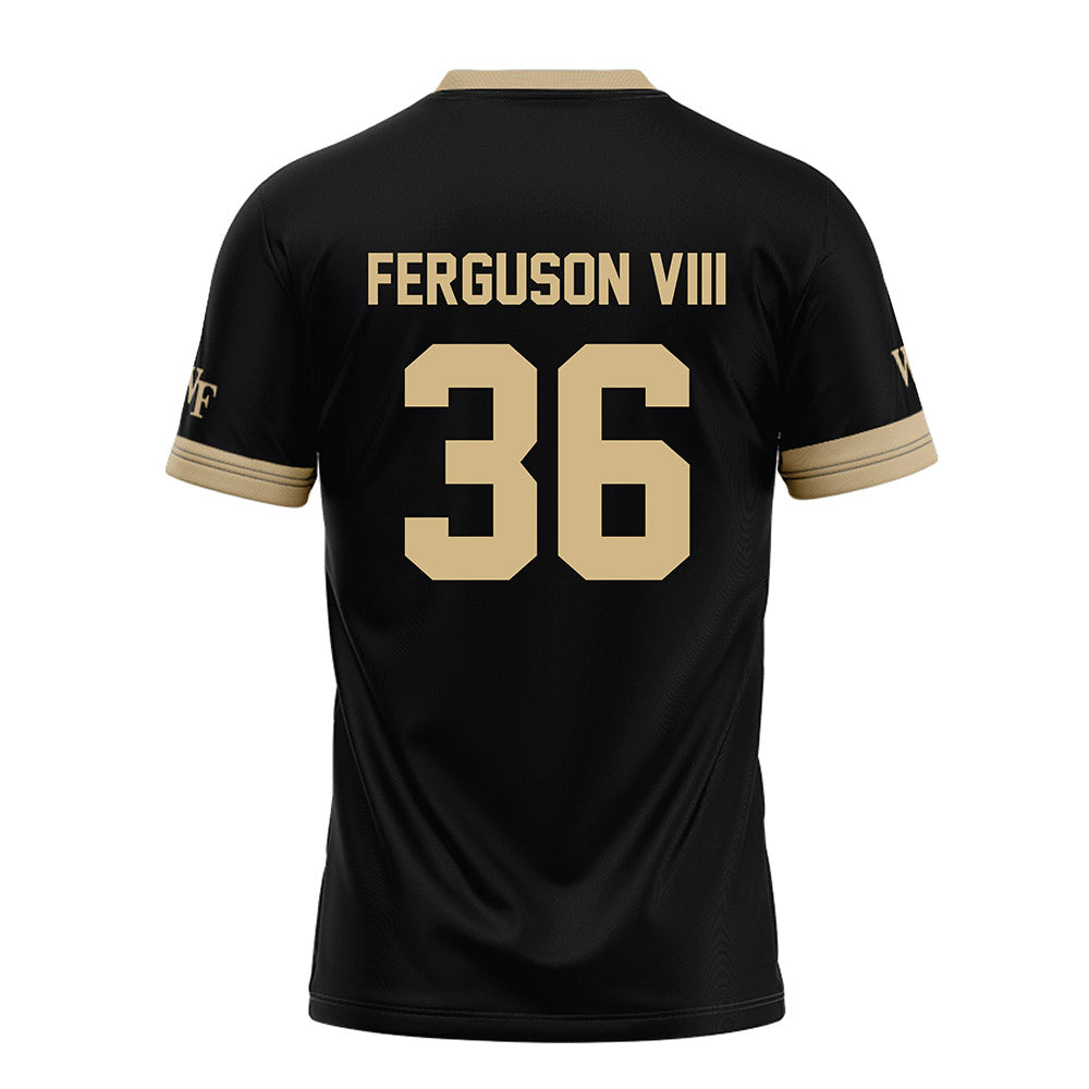 Wake Forest - NCAA Football : Walker Ferguson VIII - Black Football Jersey