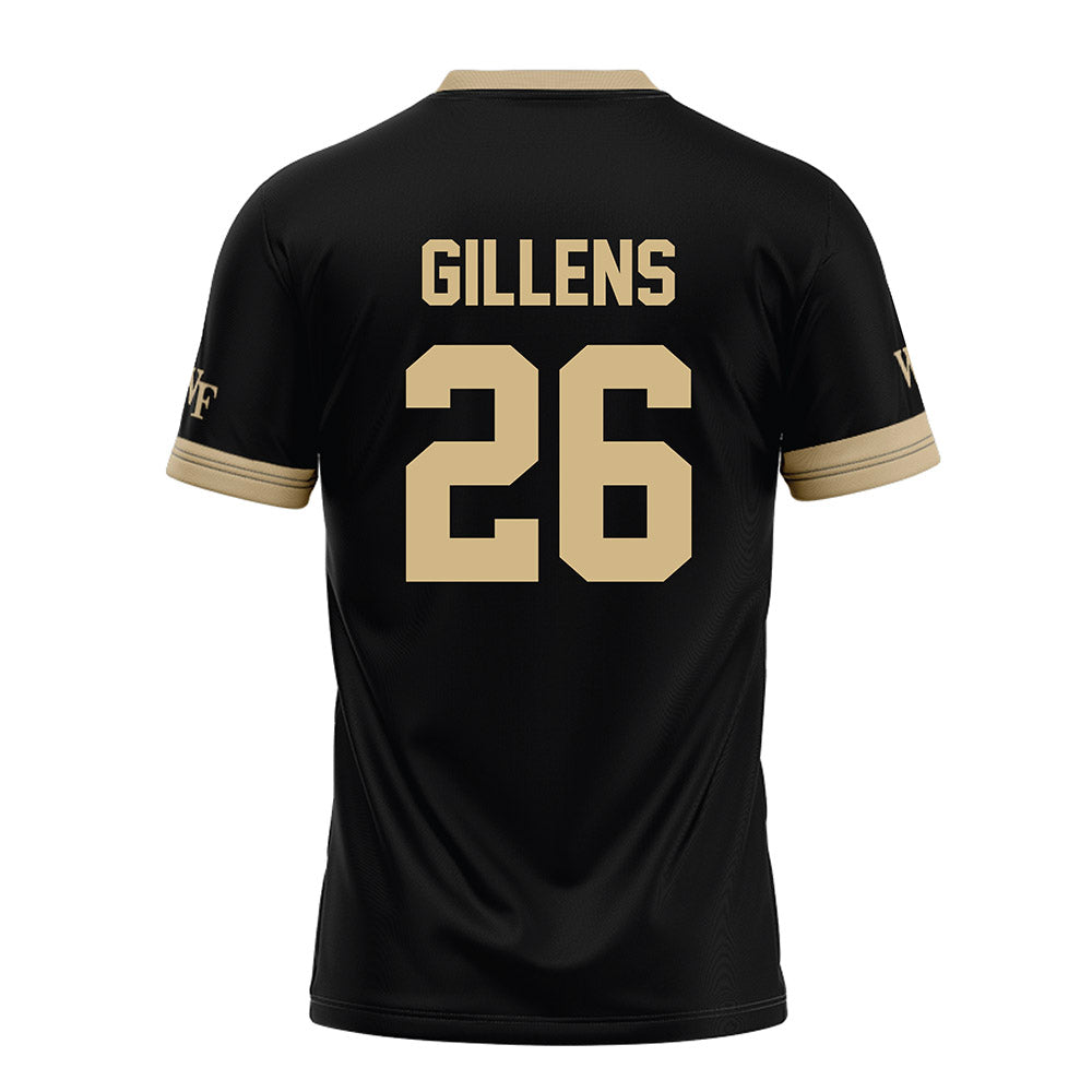 Wake Forest - NCAA Football : Fredrick Gillens - Black Football Jersey-1