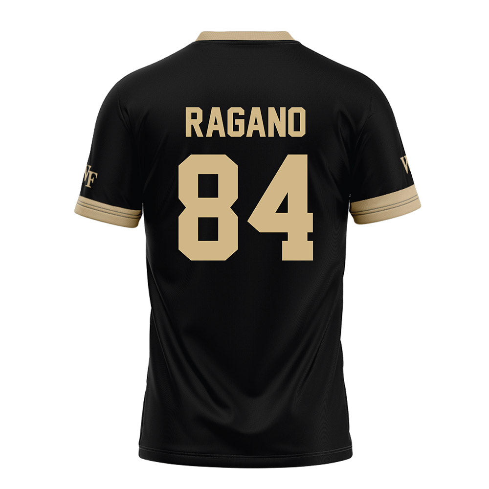 Wake Forest - NCAA Football : Nick Ragano - Black Football Jersey