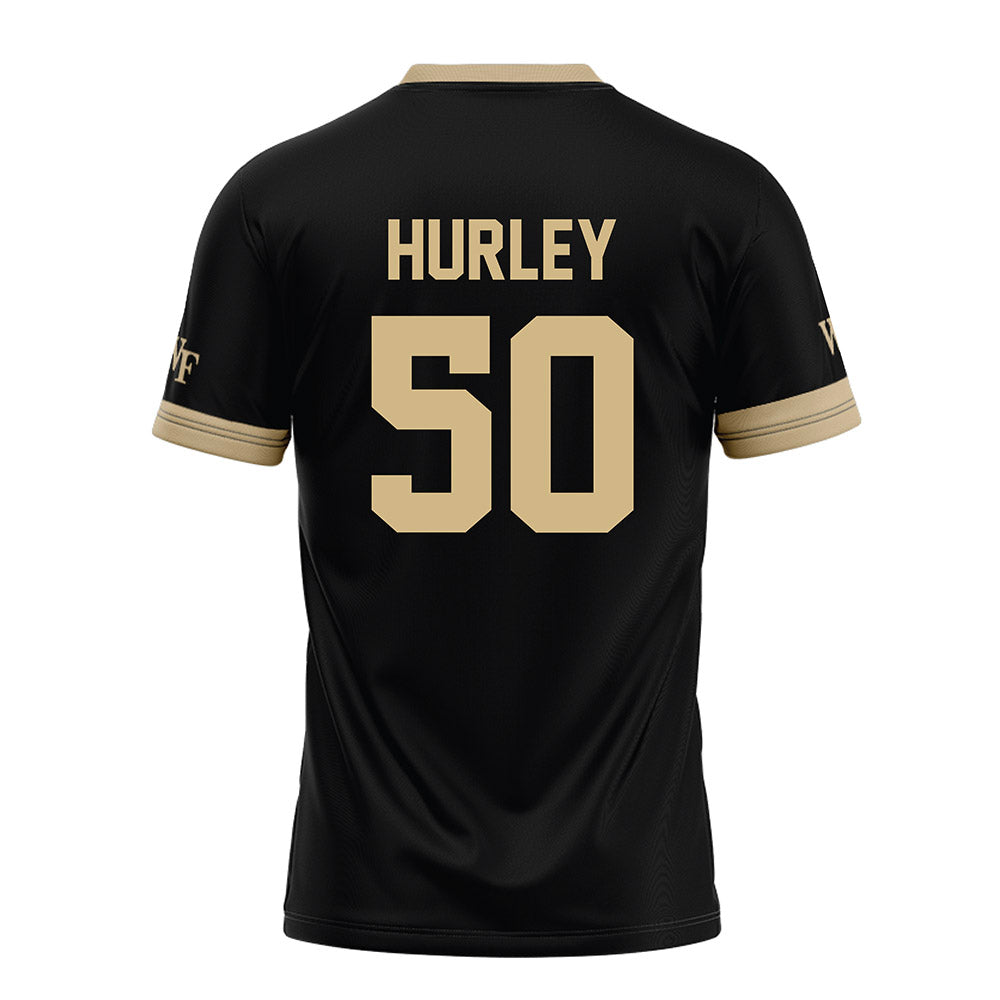 Wake Forest - NCAA Football : Dallas Hurley - Black Football Jersey