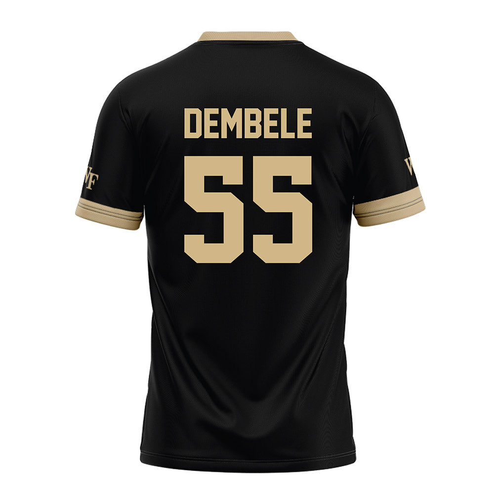 Wake Forest - NCAA Football : Kadear Dembele - Black Football Jersey-1