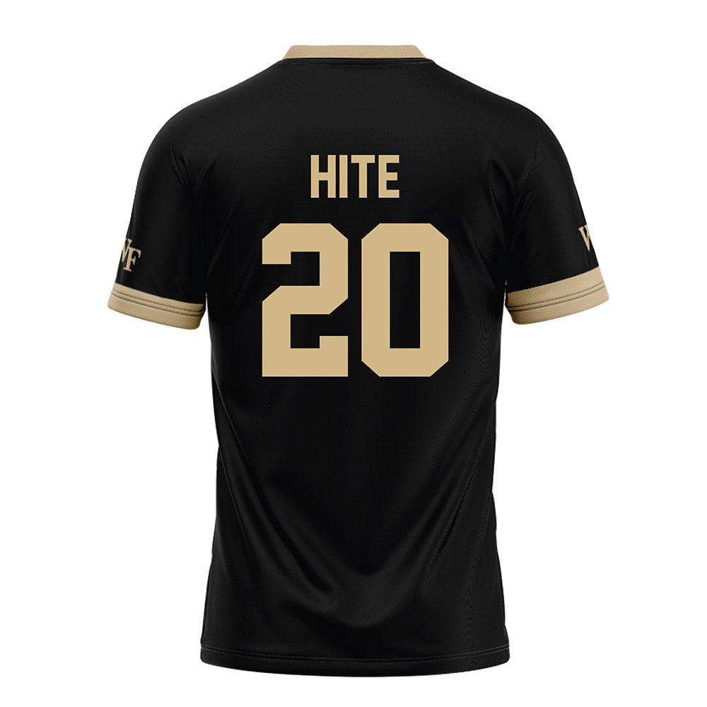 Wake Forest - NCAA Football : Cameron Hite - Black Football Jersey