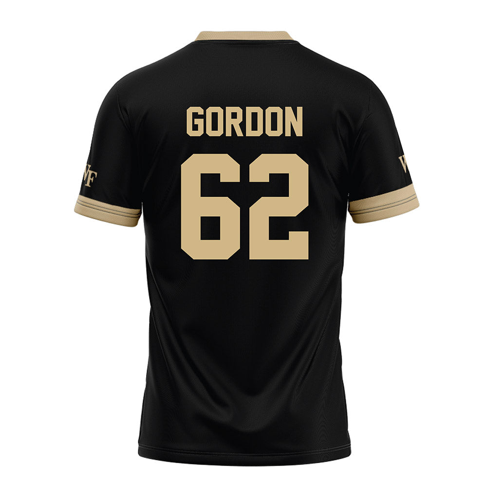 Wake Forest - NCAA Football : DeVonte Gordon - Black Football Jersey