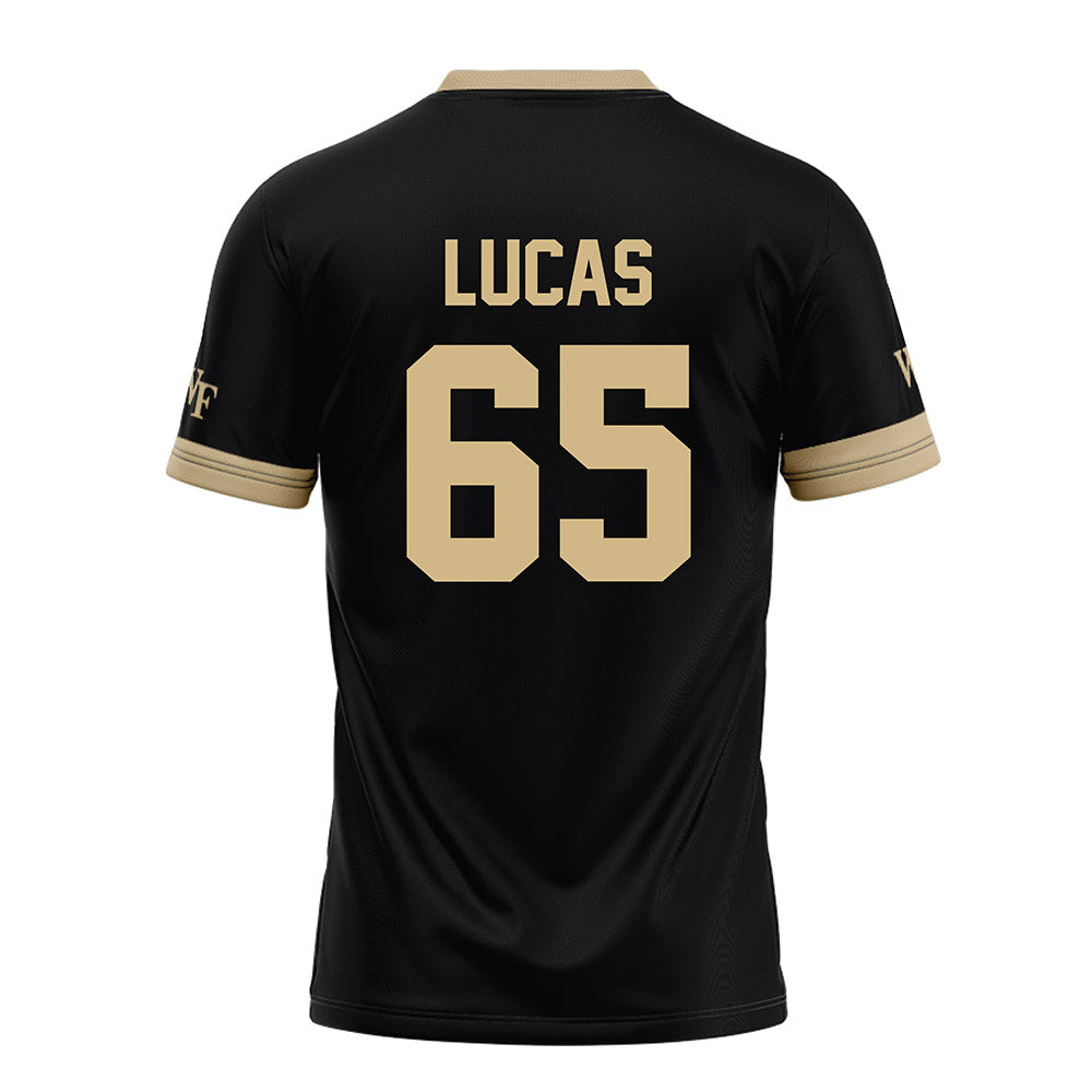 Wake Forest - NCAA Football : Hank Lucas - Black Football Jersey