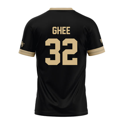 Wake Forest - NCAA Football : Maurice Ghee - Black Football Jersey