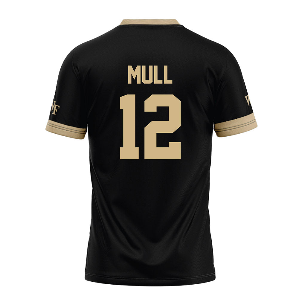 Wake Forest - NCAA Football : Jaxon Mull - Black Football Jersey