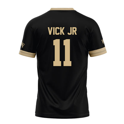 Wake Forest - NCAA Football : RJ Vick Jr - Black Football Jersey-1