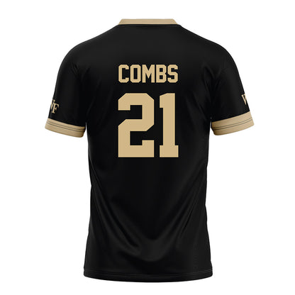 Wake Forest - NCAA Football : Branson Combs - Black Football Jersey