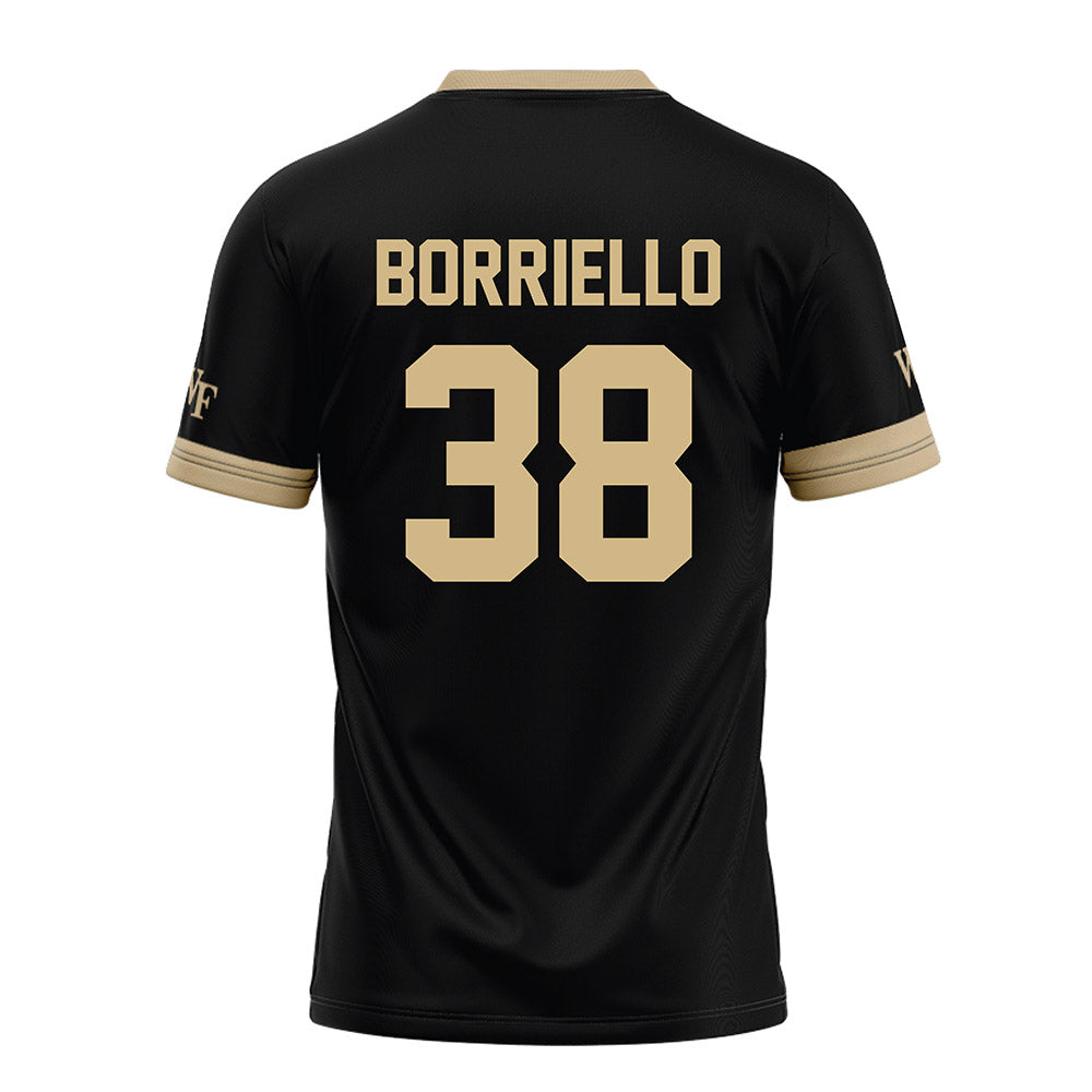 Wake Forest - NCAA Football : Anthony Borriello - Black Football Jersey-1