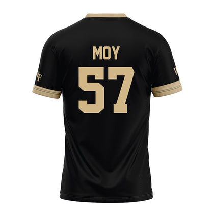 Wake Forest - NCAA Football : William Moy - Black Football Jersey