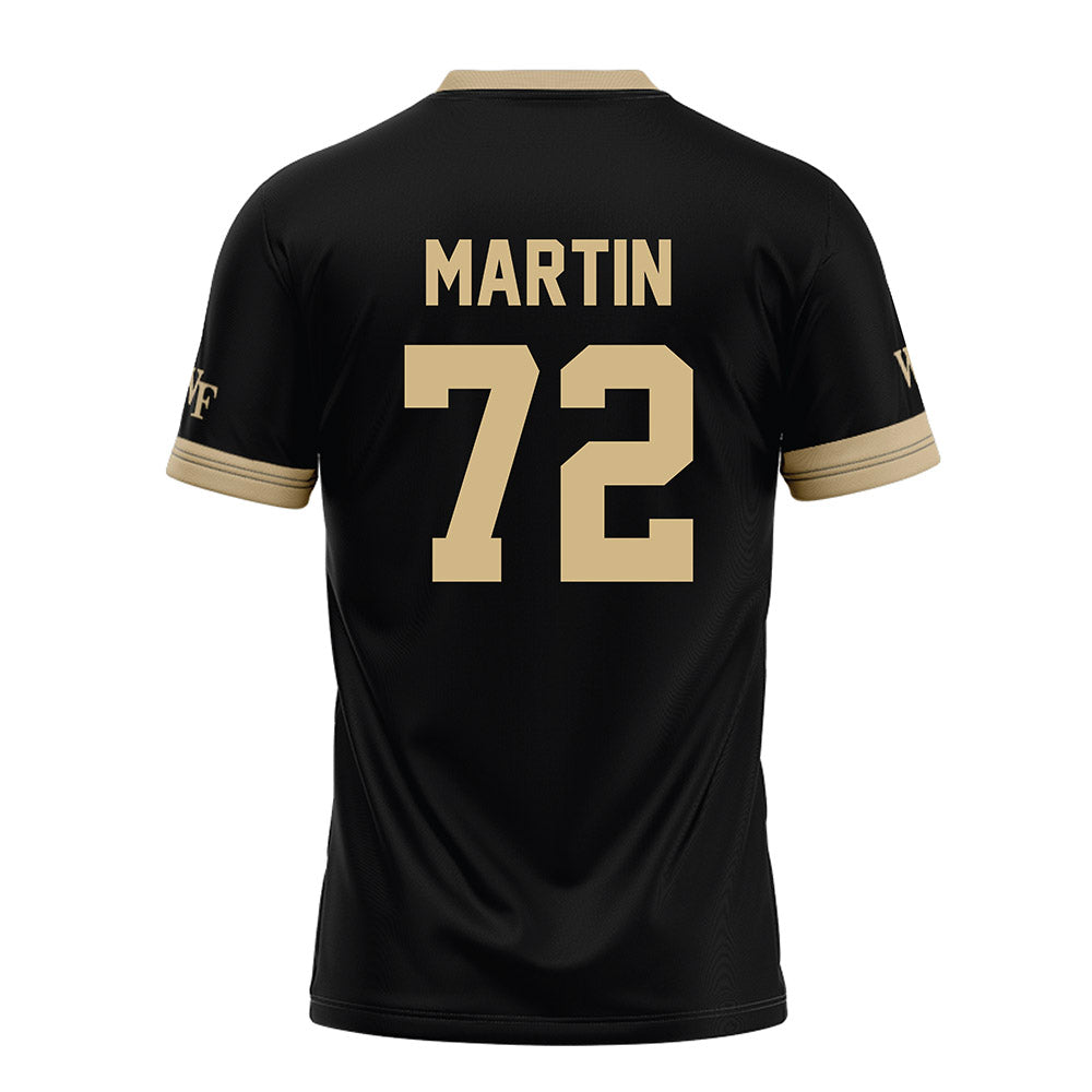 Wake Forest - NCAA Football : Aidan Martin - Black Football Jersey-1