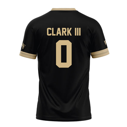 Wake Forest - NCAA Football : Ty Clark III - Black Football Jersey-1