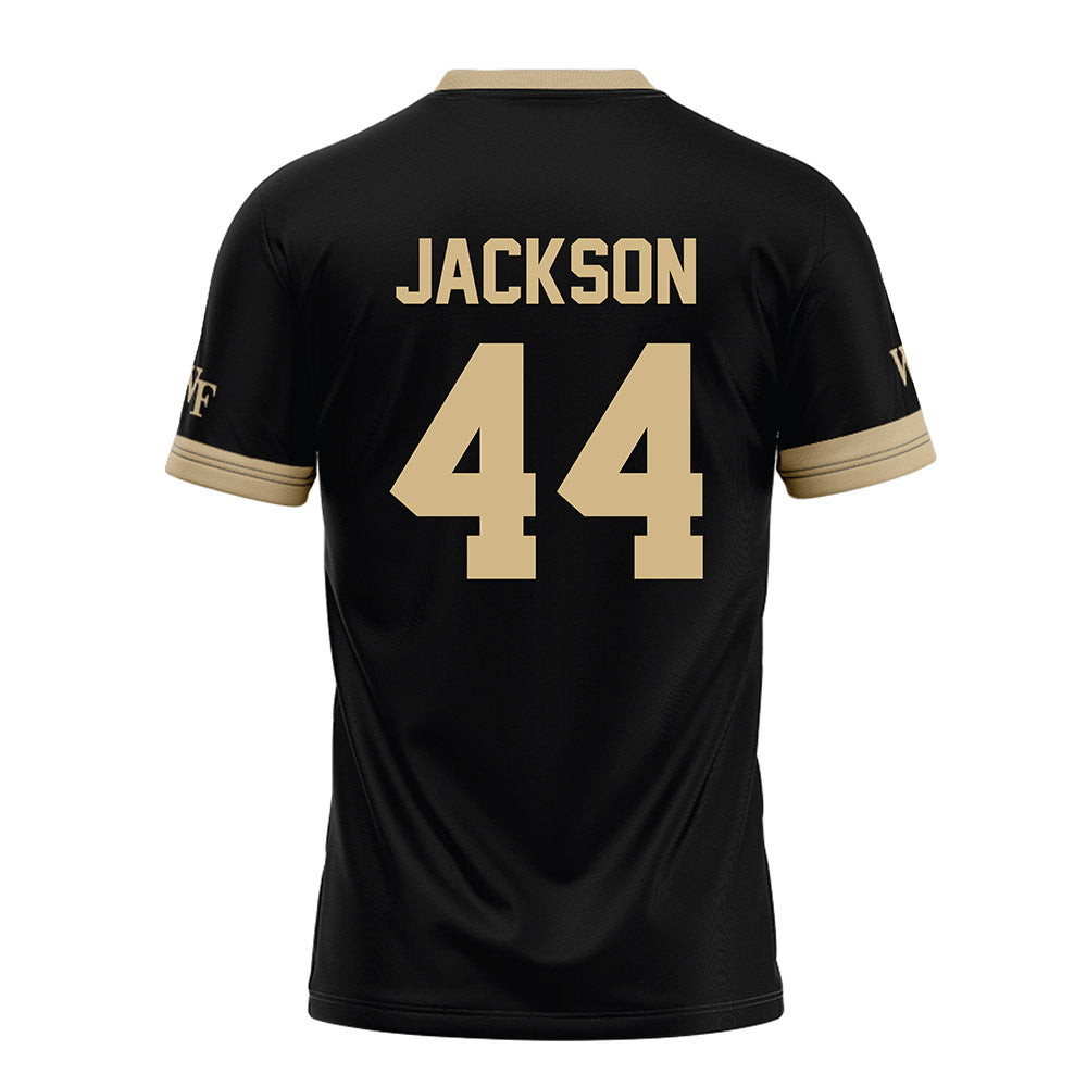 Wake Forest - NCAA Football : Zeek Jackson - Black Football Jersey