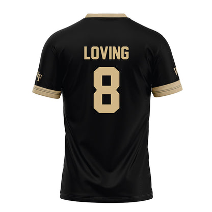 Wake Forest - NCAA Football : Jayden Loving - Black Football Jersey-1