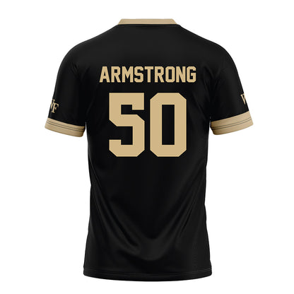 Wake Forest - NCAA Football : Kyland Armstrong - Black Football Jersey