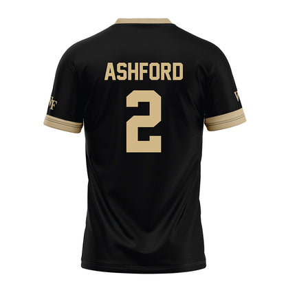 Wake Forest - NCAA Football : Robby Ashford - Black Football Jersey-1