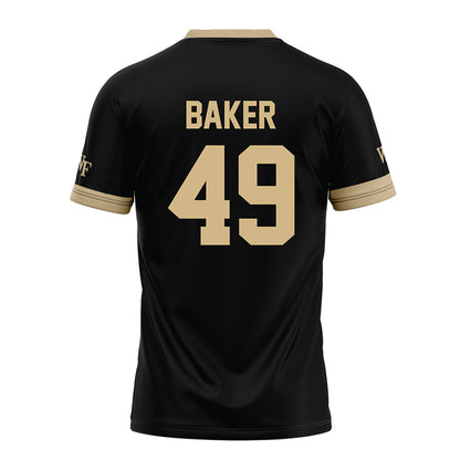 Wake Forest - NCAA Football : Landen Baker - Black Football Jersey