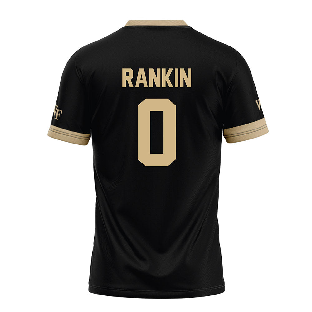 Wake Forest - NCAA Football : Demarcus Rankin - Black Football Jersey