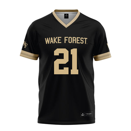 Wake Forest - NCAA Football : Zach Igwebe - Black Football Jersey