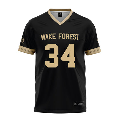 Wake Forest - NCAA Football : Darius Jones - Black Football Jersey