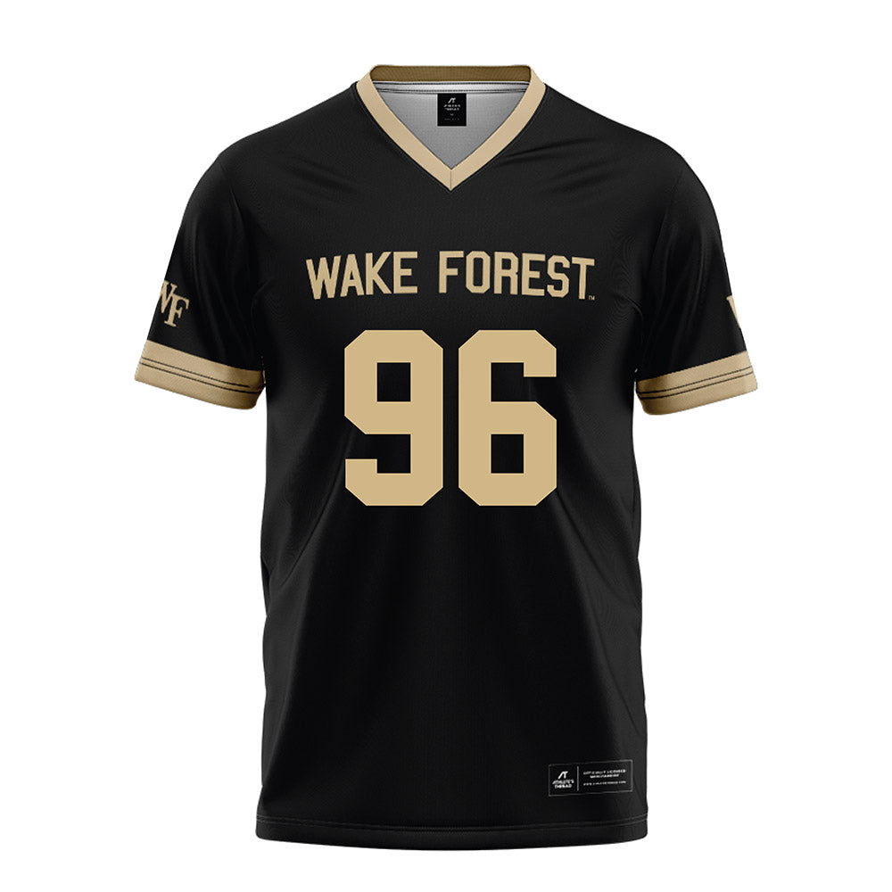 Wake Forest - NCAA Football : kendal howard - Black Football Jersey