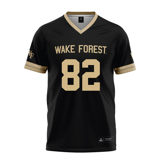 Wake Forest - NCAA Football : Hugh O'Brien - Black Football Jersey-0