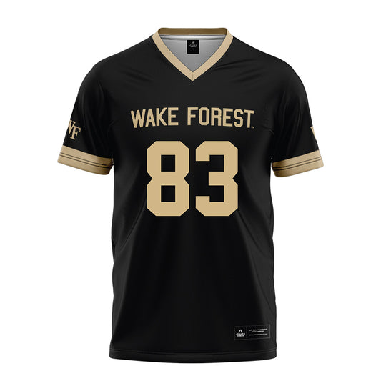 Wake Forest - NCAA Football : Austin Rinello - Black Football Jersey-0