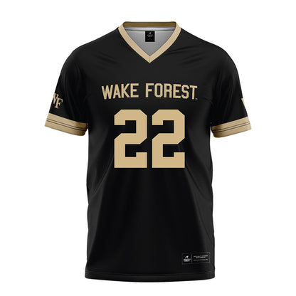 Wake Forest - NCAA Football : Myles Turpin - Black Football Jersey-0