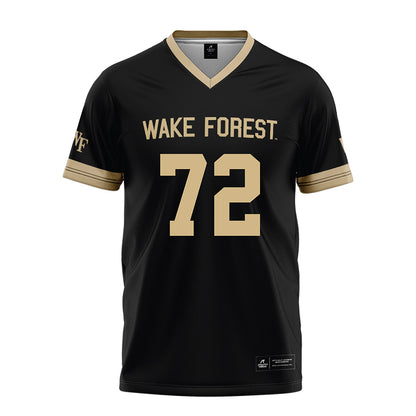 Wake Forest - NCAA Football : Aidan Martin - Black Football Jersey-0