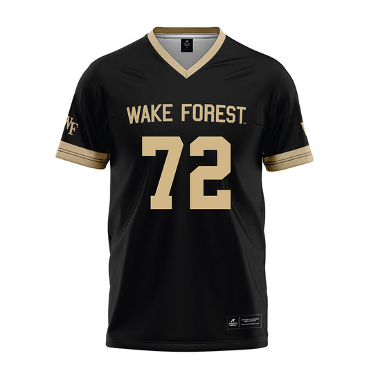 Wake Forest - NCAA Football : Aidan Martin - Black Football Jersey-0